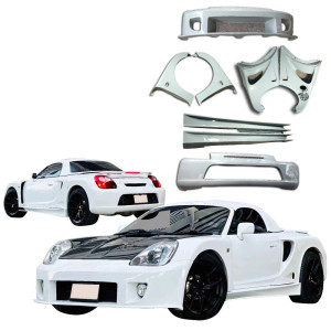ModeloDrive FRP MCRA v1-Open Wide Body Kit 8pc > Toyota MRS MR2 Spyder 2000-2005 - image 1